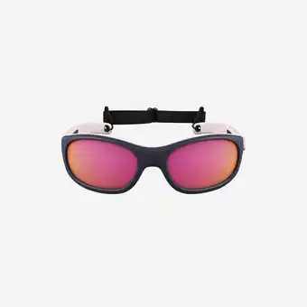Decathlon Wandelzonnebril voor kinderen 4-6 jaar MH K500 categorie 4 roze blauw aanbieding