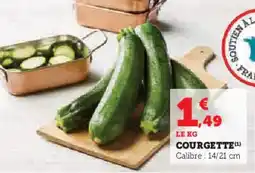 Super U Courgette aanbieding