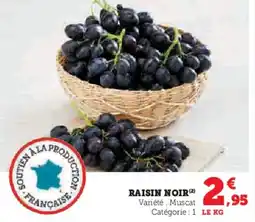 Super U Raisin Noir aanbieding