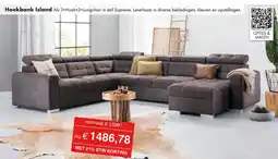 Woonsquare Hoekbank Island aanbieding