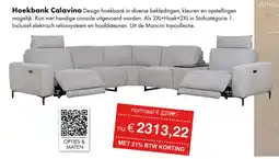 Woonsquare Hoekbank Calavino aanbieding