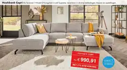 Woonsquare Hoekbank Capri aanbieding