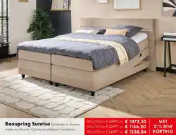 Woonsquare Boxspring Sunrise aanbieding