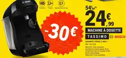 E.Leclerc Bosch Machine à Dosette aanbieding