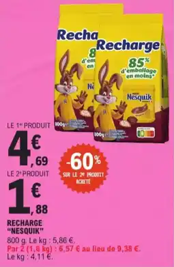 E.Leclerc Nesquik Recharge aanbieding