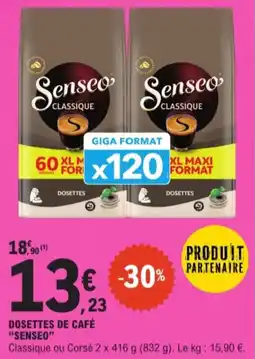 E.Leclerc Dosettes De Cafe Senseo aanbieding