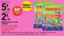 E.Leclerc Bonbons Back to Cool Haribo aanbieding