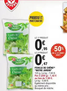 E.Leclerc Feuille de chêne notre jardin aanbieding