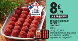 E.Leclerc Boulette AU bœuf nature socopa aanbieding