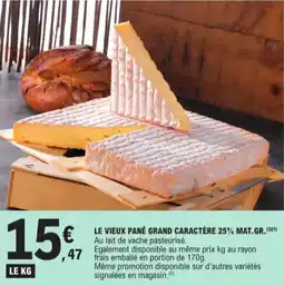 E.Leclerc Le vieux pané grand caractère 25% MAT. GR aanbieding