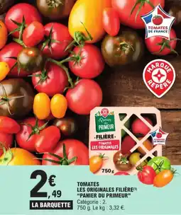 E.Leclerc Tomates les originales filière panier du primeur aanbieding