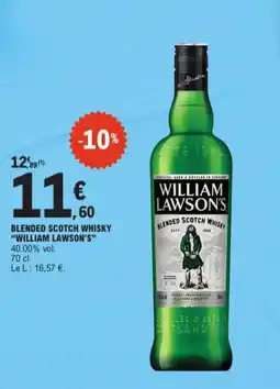E.Leclerc Blended scotch whisky william lawson's aanbieding