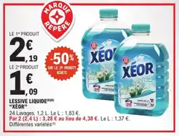 E.Leclerc Lessive liquide xéor aanbieding
