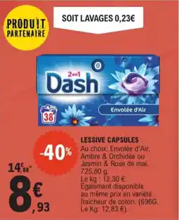 E.Leclerc Lessive capsules aanbieding