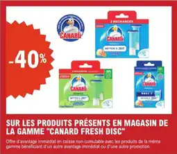 E.Leclerc Sur les produits présents en magasin de la gamme canard fresh disc aanbieding