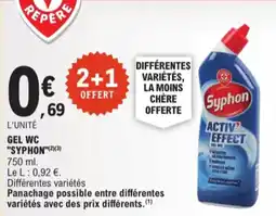 E.Leclerc L'unité gel WC syphon aanbieding