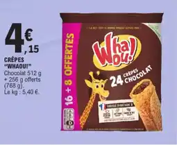 E.Leclerc Crêpes whaou chocolat aanbieding