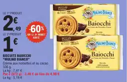 E.Leclerc Biscuits baiocchi mulino bianco aanbieding