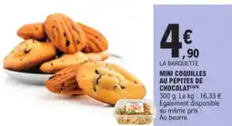 E.Leclerc La barquette mini coquilles au pépites de chocolat aanbieding