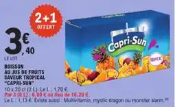 E.Leclerc Au jus de fruits saveur tropical capri-sun aanbieding