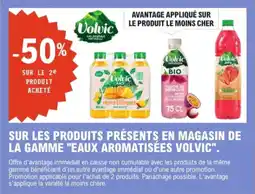 E.Leclerc Sur les produits présents en magasin de la gamme "eaux aromatisées volvic aanbieding