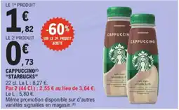 E.Leclerc Cappuccino starbucks aanbieding