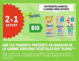 E.Leclerc Sur les produits présents en magasin de la gamme boissons végétales bio bjorg aanbieding