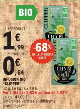 E.Leclerc Infusion bio clipper aanbieding