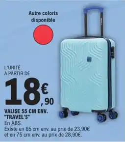 E.Leclerc Valise 55 CM ENV travel's aanbieding