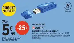 E.Leclerc CLE USB C410 EMTEC aanbieding