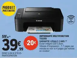 E.Leclerc Imprimante multifonction TS3350 aanbieding