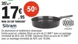 E.Leclerc Wok horizon sitram aanbieding