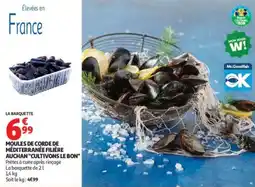 Auchan Moules de corde de méditerranée filière auchan cultivons le bon aanbieding