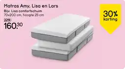 Leen Bakker Matras Amy Lisa en Lars aanbieding