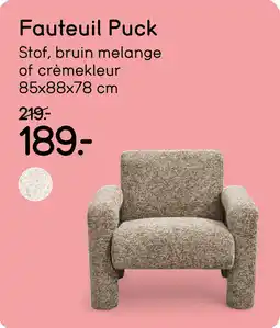 Leen Bakker Fauteuil Puck aanbieding