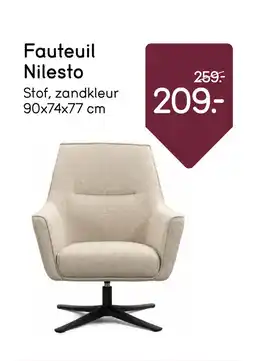 Leen Bakker Fauteuil Nilesto aanbieding