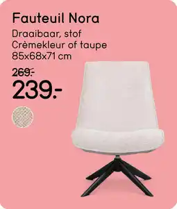 Leen Bakker Fauteuil Nora aanbieding