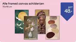 Leen Bakker Alle framed canvas schilderijen aanbieding