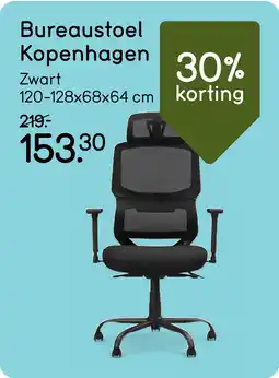 Leen Bakker Bureaustoel Kopenhagen aanbieding