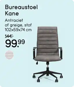 Leen Bakker Bureaustoel Kane aanbieding