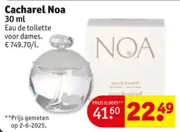 Kruidvat Cacharel Noa aanbieding