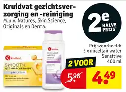 Kruidvat Kruidvat gezichtsver- zorging en -reiniging aanbieding