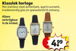 Kruidvat Klassiek horloge aanbieding