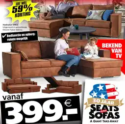 Seats and Sofas Hoeksalon vince aanbieding