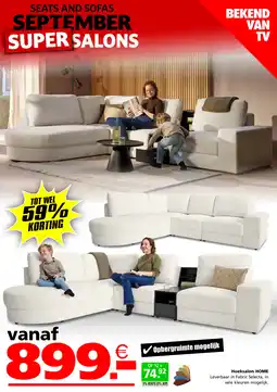 Seats and Sofas Hoeksalon home aanbieding
