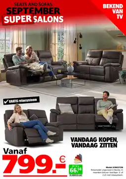 Seats and Sofas Model kingston aanbieding