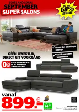 Seats and Sofas Hoeksalon dior aanbieding