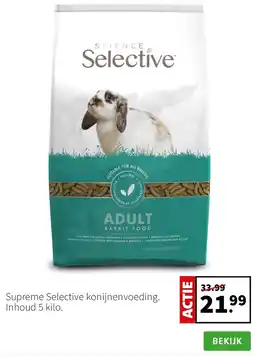Intratuin Supreme selective konijnenvoeding aanbieding