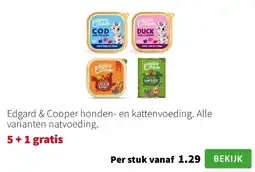 Intratuin Edgard & Cooper honden- en kattenvoeding aanbieding