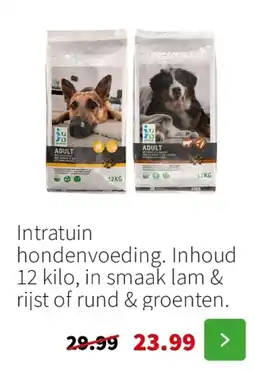 Intratuin Intratuin hondenvoeding aanbieding